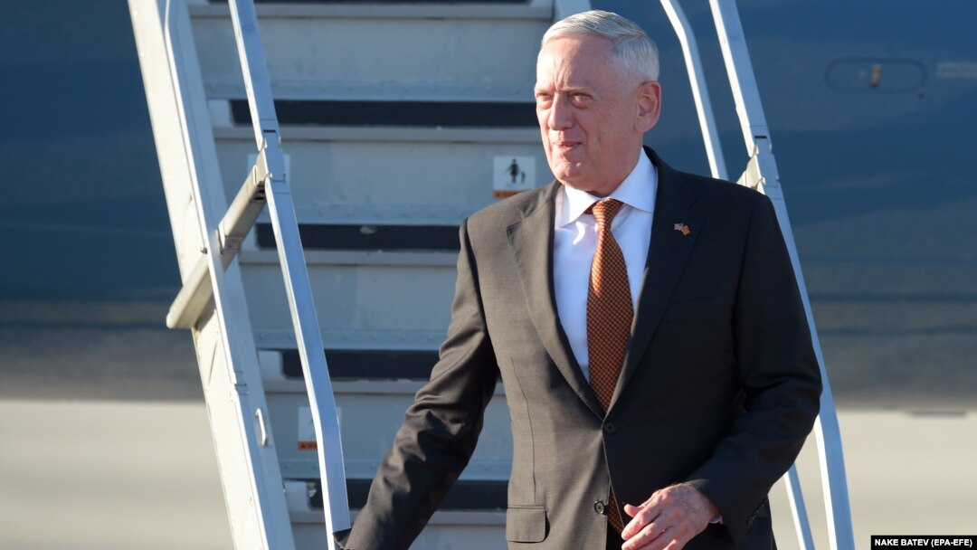Američki ministar odbrane James Mattis stigao u Makedoniju, Skoplje, 17. septembar 2018.
