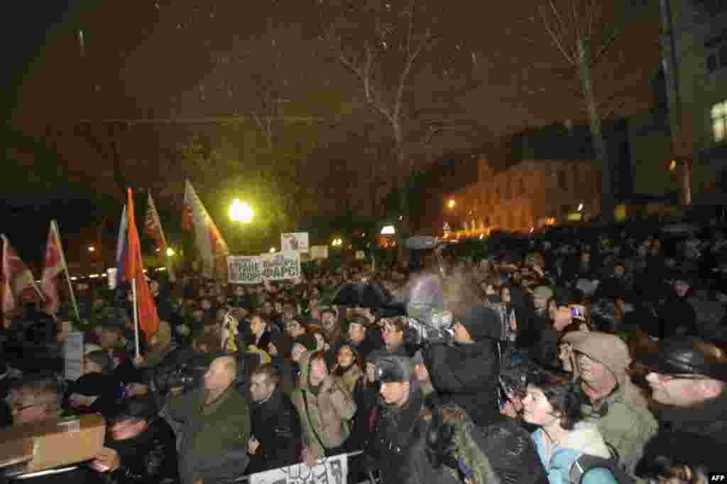 Акция протеста на Чистых прудах