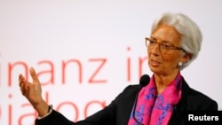 La directora del FMI, Christine Lagarde, afirmó sin embargo que la economía estadounidense está "en buenas condiciones".
