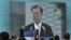 South Korean President Moon Jae-in speaks during a ceremony marking the 40th anniversary of the May 18 Democratic Uprising at May 18 Democracy Square in Gwangju, South Korea Monday, May 18, 2020.