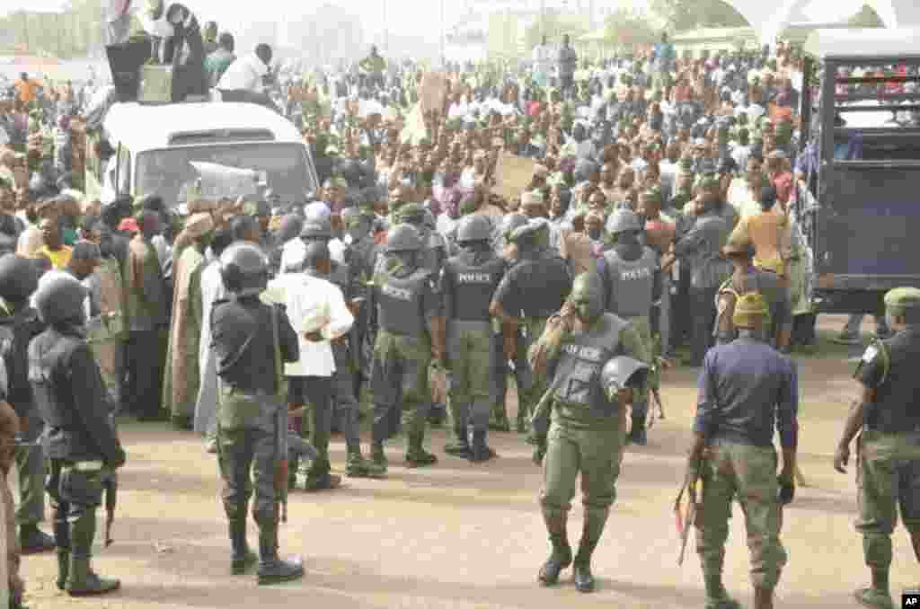 Protest in Kano fuel subsidy.