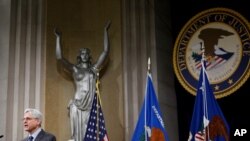 U.S. Attorney General Merrick Garland speaks about voting rights at the Justice Department in Washington, on June 11, 2021. 