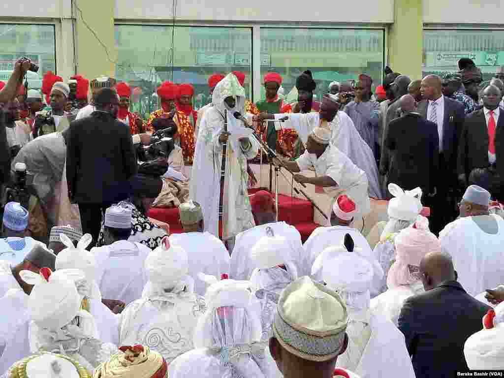 &nbsp;Sarkin Kano Malam Muhammadu Sanusi na biyu ya hudubar sallar Eid Fitr.