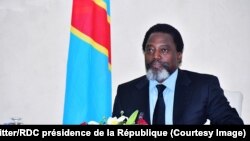 Le président Joseph Kabila au Palais de la Nation, à Kinshasa, le 7 mars 2018. (Twitter/RDC présidence de la République)