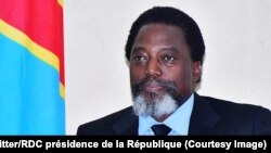 Le président Joseph Kabila lors d’une rencontre avec des opérateurs économiques du secteur minier, au Palais de la Nation, Kinshasa, 7 mars 2018. (Twitter/RDC présidence de la République)