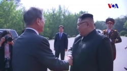 Kuzey Kore ve Güney Kore Liderleri Yeniden Sınırda