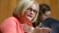 FILE - Sen. Claire McCaskill, D-Mo., asks a question during a Senate Finance Committee hearing in Washington, June 20, 2018. McCaskill says Russian hackers tried unsuccessfully to infiltrate her Senate computer network. The Missouri Democrat released the statement after The Daily Beast website reported that Russia’s GRU intelligence agency tried to hack the senator’s computers in August 2017. 