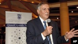 Daniel Shechtman, winner of the 2011 Nobel Prize for Chemistry. (File Photo)