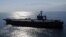 正在南中國海巡航的美國海軍卡爾文森號航空母艦