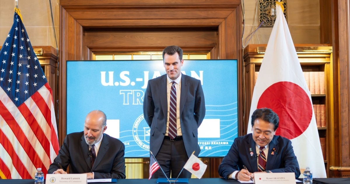 Historic Trade Deal With Japan