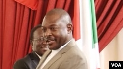 Pierre Nukuruziza, président du Burundi