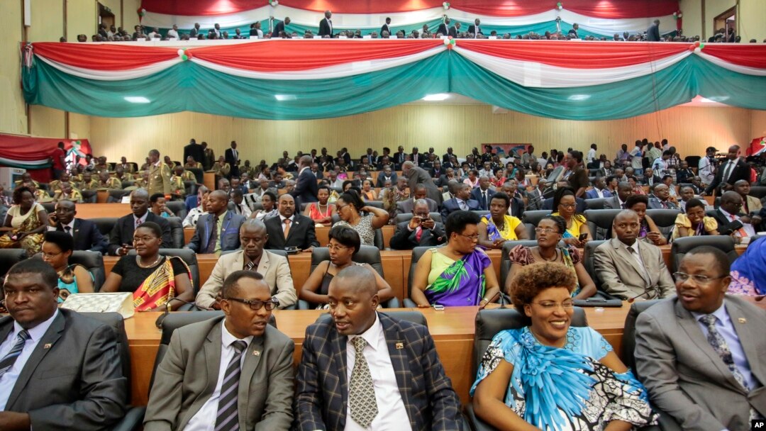 Palemen Burundi di Bujumbura, Burundi (Foto: dok). Majelis rendah parlemen Burundi, Rabu (12/10) meloloskan legislasi untuk keluar dari Mahkamah Kejahatan Internasional (ICC).