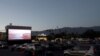 Haar’s Drive-In Theatre parking lot as customers wait for movie to begin. (Photo courtesy Haar's Drive In Theater) 