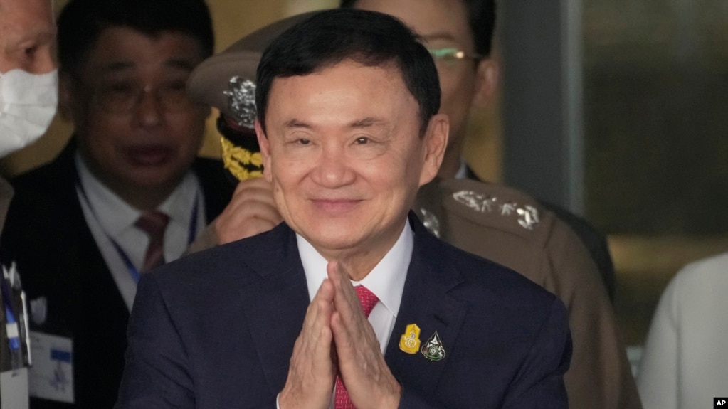 资料图：泰国前总理他信·西那瓦。（美联社）(photo:VOA)