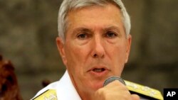 FILE - U.S. Admiral Samuel Locklear III leads the U.S. Pacific Command.