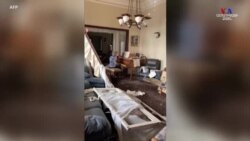 Բեյրութի 78 ամյա բնակիչ Մեյ Մելկին պայթյունից հետո իր քանդված բնակարանում սկսել է նվագել