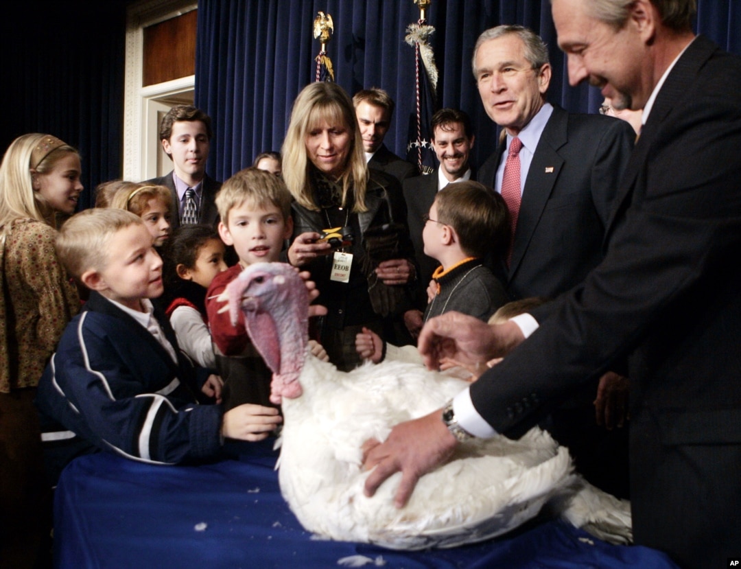 美国5总统赦免火鸡，参加仪式者留影（15图）