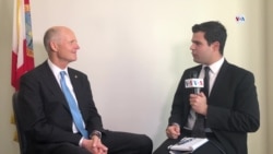 La Voz de América entrevista a senador Rick Scott sobre Venezuela