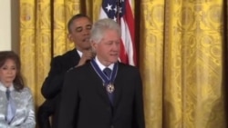 奧巴馬授予16美國人自由勳章