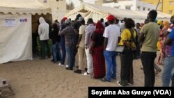 A Grand Yoff, la 2e circonscription électorale la plus grande de Dakar, au Sénégal, le 24 février 2019. (VOA/Seydina Aba Gueye)