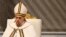 FILE— Pope Francis presides the Chrism mass for Maundy Thursday at St Peter's Basilica, in the Vatican on March 28, 2024. 