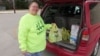 Elleen McLaughlin, who works in a nursing home, supplements the food she grows in rural west-central Illinois with what she can buy at places like the Dollar Store.