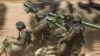 FILE - Fighters from the Lebanese militant group Hezbollah train in southern Lebanon.