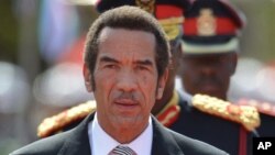 Former president of Botswana Ian Khama.