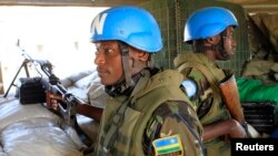 Abasirikare bava mu Rwanda bari mu nteko zijejwe gucungera umutekano z'ishirahamwe O-N-U muri Sudani yo mu bumanuko 