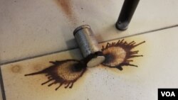 Teargas canister on the 263Chat floor in Harare ...