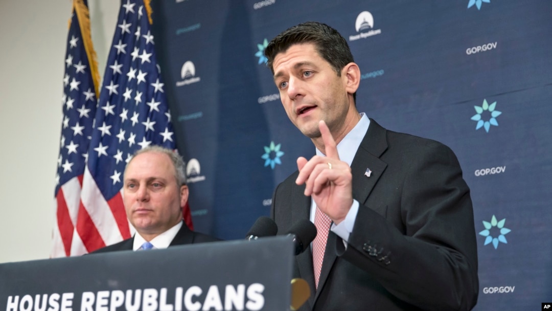 Ketua DPR Amerika Paul Ryan menyerukan pemerintah AS untuk menunda penerimaan pengungsi Suriah, hari Selasa (17/11).