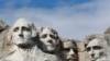 Native Americans Protesting Trump Trip to Mount Rushmore