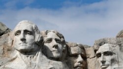 FILE - This March 22, 2019, file photo shows Mount Rushmore in Keystone, S.D. Organizers have scrapped plans to mandate social distancing during President Donald Trump's appearance at a July 3, 2020, Mount Rushmore fireworks display and won't limit…