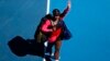 Serena Williams quitte le court de Melbourne, Australie, le 18 février 2021.