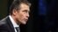 NATO Secretary-General Anders Fogh Rasmussen addresses a news conference in Brussels, November 5, 2012. 