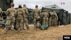 US Army Sets Up Camp on the US Southern Border