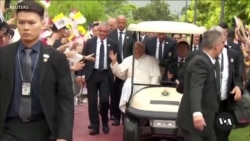 Pope ends his longest trip in religiously diverse Singapore