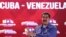 Venezuela's President Nicolas Maduro attends an event regarding the Cuba-Venezuela Comprehensive Agreement in Caracas, Venezuela, Oct. 31, 2018.