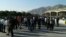 Workers of Iran's HEPCO industrial complex stage a protest near a railway line in the western city of Arak on May 21, 2018 (ILNA/VOA)