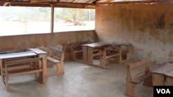 A school classroom in the Asante region of Ghana (Jim Hecimovich for VOA).