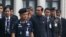 Thủ tướng Thái Lan Prayuth Chan-ocha đến tham dự một cuộc họp nội các hàng tuần tại Tòa nhà Chính phủ ở Bangkok, Thái Lan, 10/1/2017.