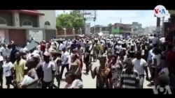 Popilasyon nan vil Kapayisyen manifeste pou mande jistis pou prezidan Jovenel Moise