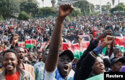 Anti-government protests against the imposition of tax hikes by the government in Nairobi.( REUTERS/Monicah Mwangi)