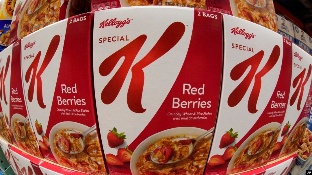 El cereal Kellogg's Special K se exhibe en un almacén de Costco en Cranberry, Pensilvania, el 12 de enero de 2023. AP