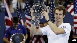 Andy Murray berhasil menjuarai AS terbuka, dan menjadi pria Inggris pertama yang berhasil menjuarai turnamen tennis grand slam dalam 76 tahun terakhir (foto: dok). 