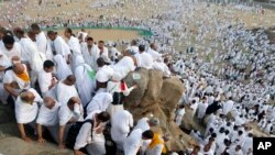 Mahajjata a hawan Arfa. APTOPIX Saudi Hajj