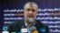 FILE - Iran's nuclear chief Mohammad Eslami speaks during a news conference in Tehran on Dec. 12, 2023. He said on Feb. 21, 2024, that the International Atomic Energy Agency's top official would not be visiting Iran in March.