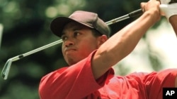 Tiger Woods, 41 tahun, didera cedera punggung dalam beberapa tahun terakhir (foto: dok).