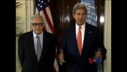 克里与联合国特使呼吁尽速召开叙利亚和平谈判