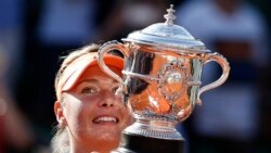 တင်းနစ်အားကစားမယ် Sharapova တားမြစ်ဆေးသုံးစွဲမှုကြောင့် ၂ နှစ်အပိတ်ခံရ